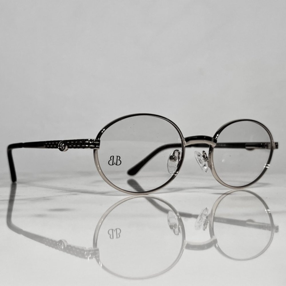 Bonano Portofino Jubilee White Gold Frames Sunglasses Glasses Vintage